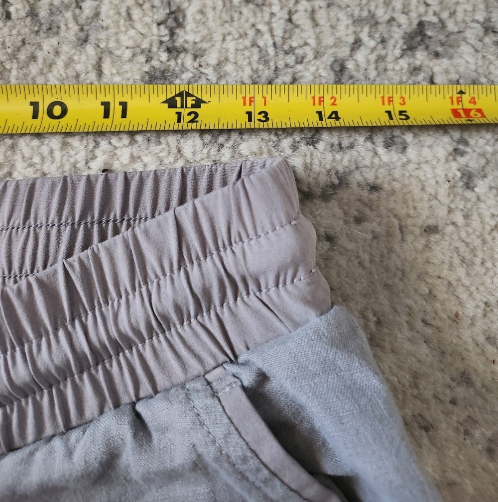 Athleta 100% Linen Elastic Waist Pants - Picture 5 of 7